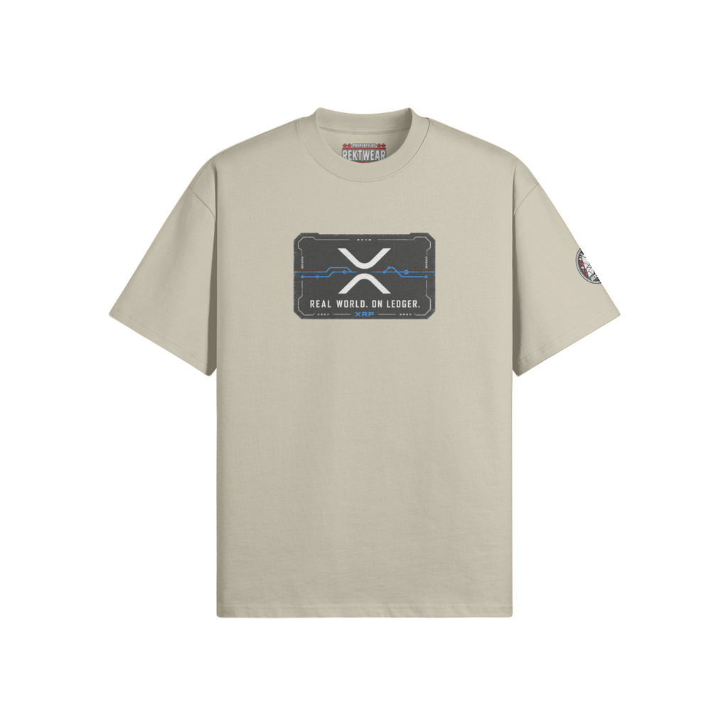 T4 Holder Series Tee — Value in Motion: XRP Ronin | T4 425GSM Oversized | REKTWEAR — product image 10