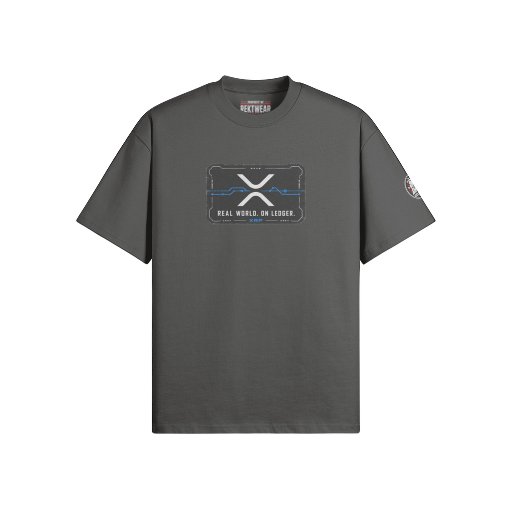 T4 Holder Series Tee — Value in Motion: XRP Ronin | T4 425GSM Oversized | REKTWEAR — product image 7