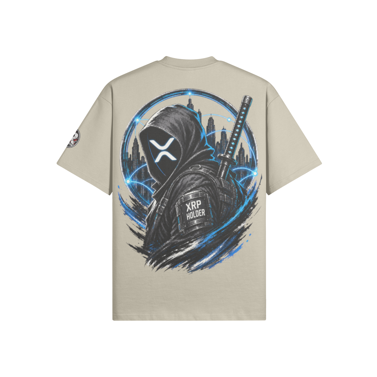 T4 Holder Series Tee — Value in Motion: XRP Ronin | T4 425GSM Oversized | REKTWEAR