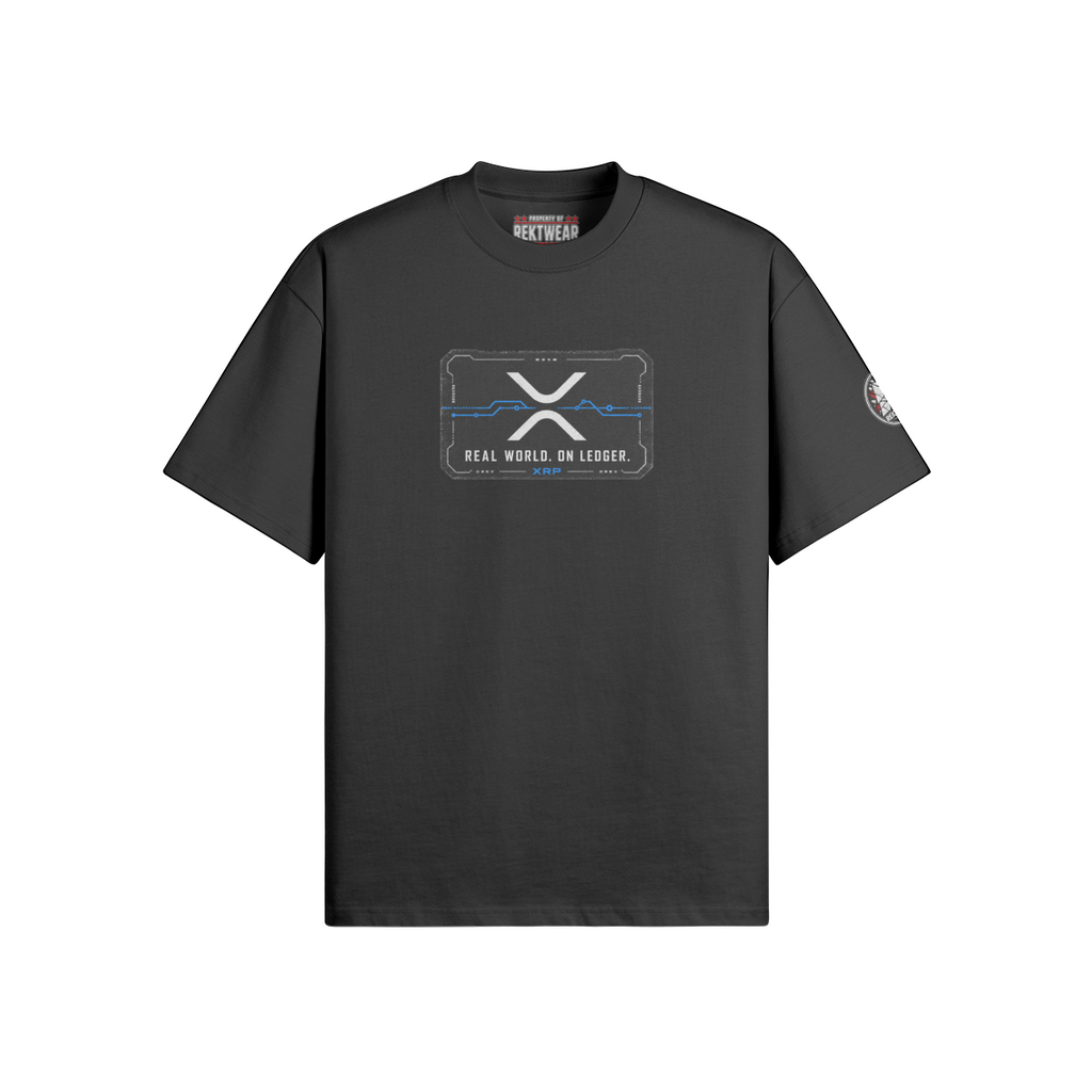 T4 Holder Series Tee — Value in Motion: XRP Ronin | T4 425GSM Oversized | REKTWEAR — product image 9