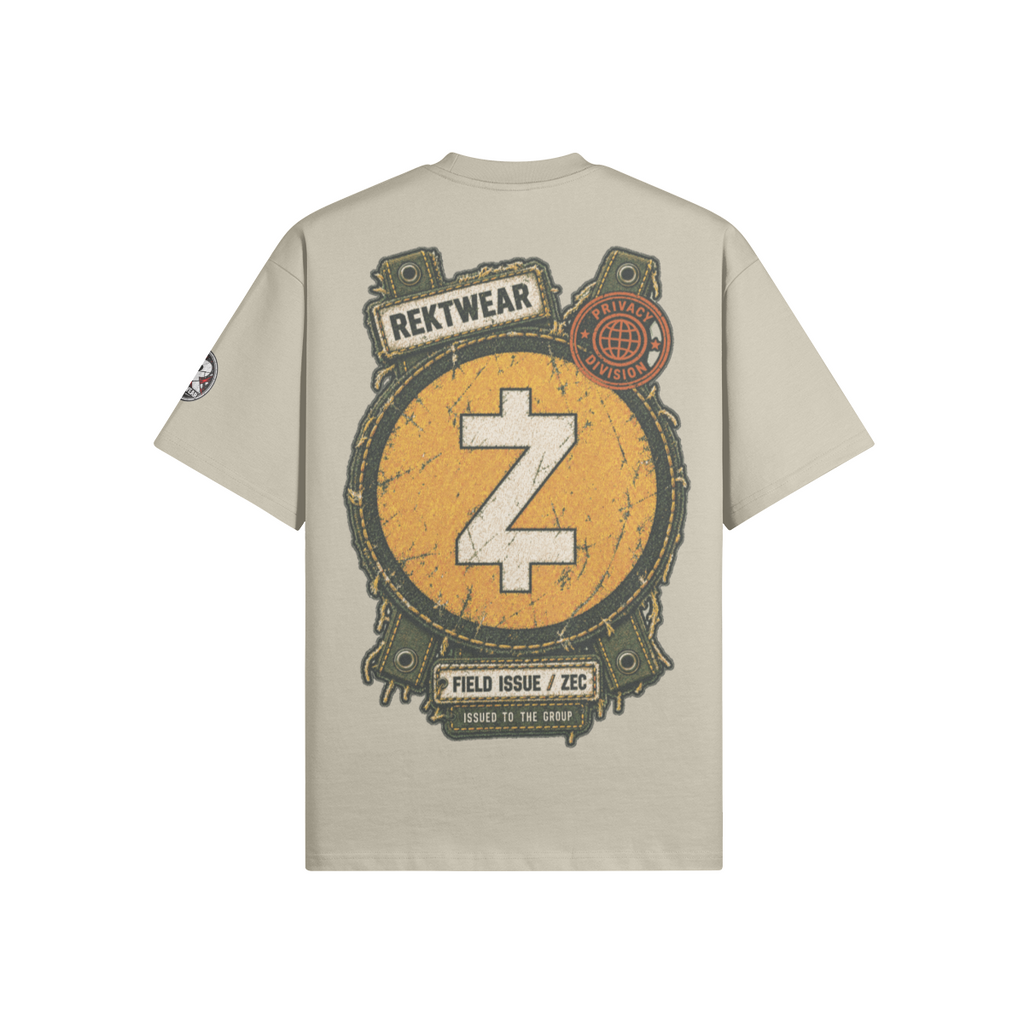 T4 Holder Series Tee — Privacy Division: Field Issue ZEC | T4 425GSM Oversized | REKTWEAR — product image 14