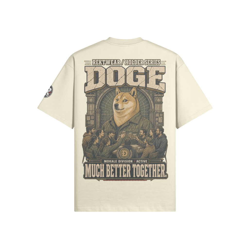 T4 Holder Series Tee — Morale Division: Much Better Together DOGE | T4 425GSM Oversized | REKTWEAR — product image 12