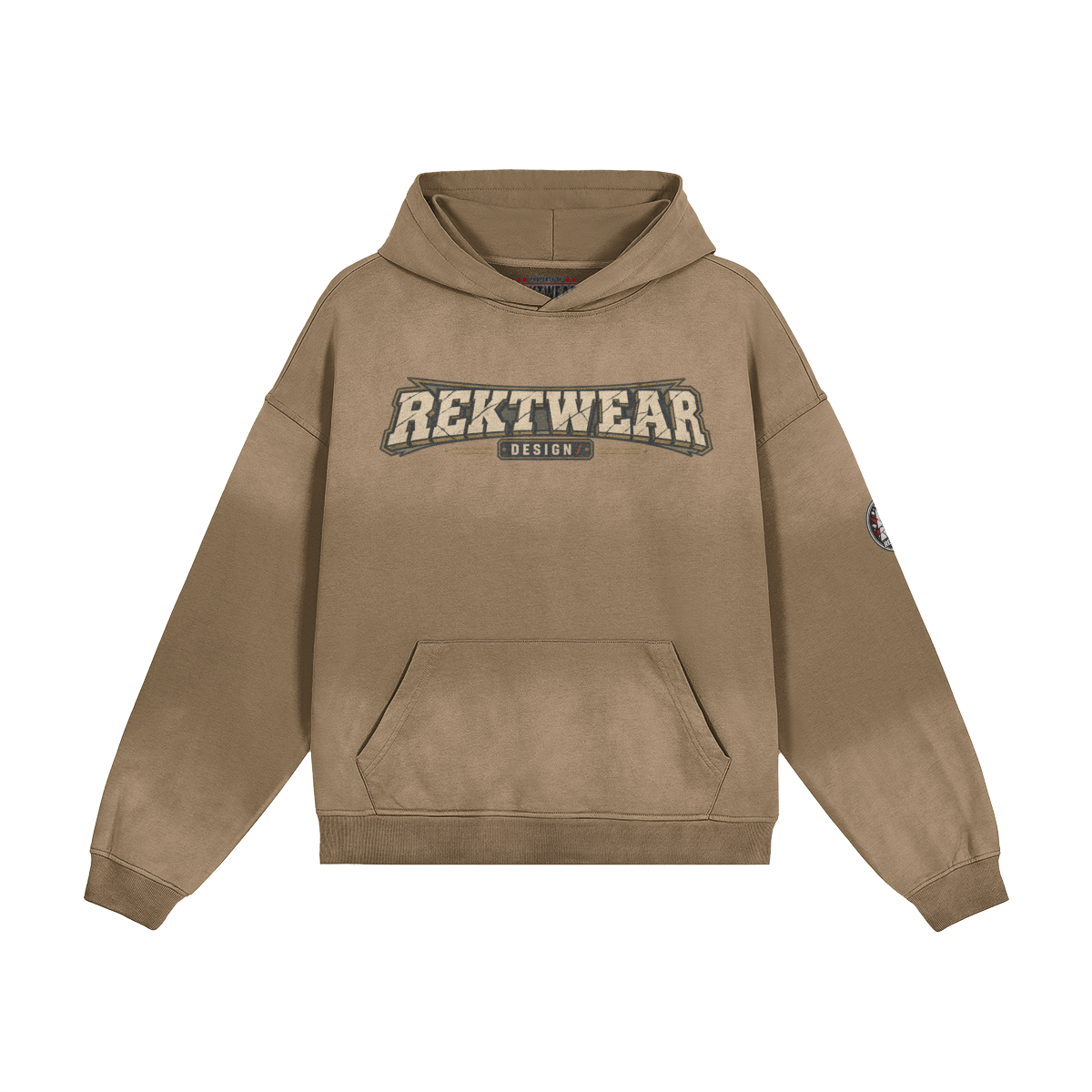 T4 Holder Series Hoodie — DOGE Morale Division: Much Better Together | H3 440GSM Sun-Faded Oversized | REKTWEAR