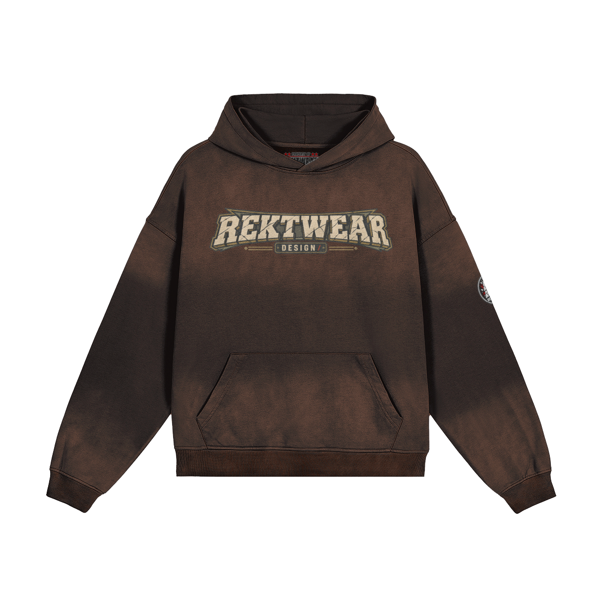 T4 Holder Series Hoodie — DOGE Morale Division: Much Better Together | H3 440GSM Sun-Faded Oversized | REKTWEAR