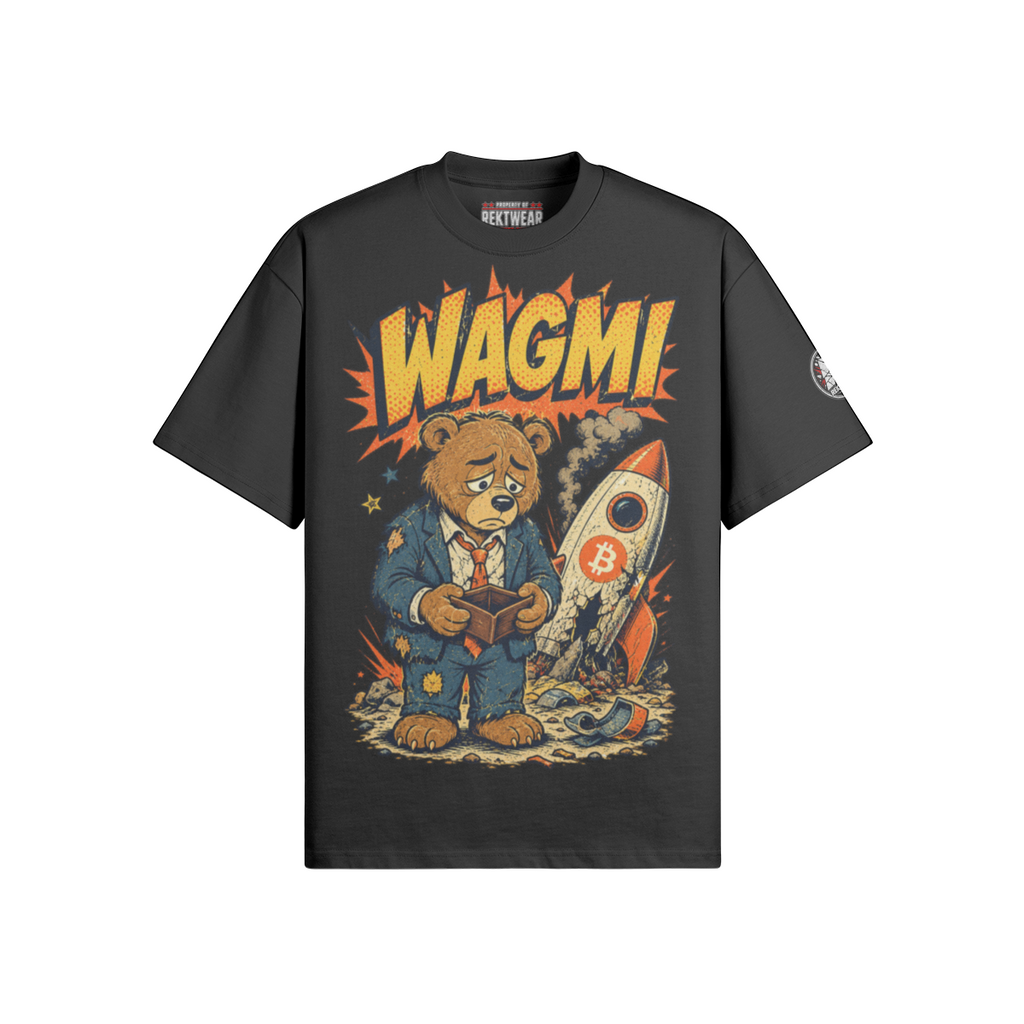 The Ultra Tee — WAGMI Bear | 425GSM Oversized | REKTWEAR — product image 10