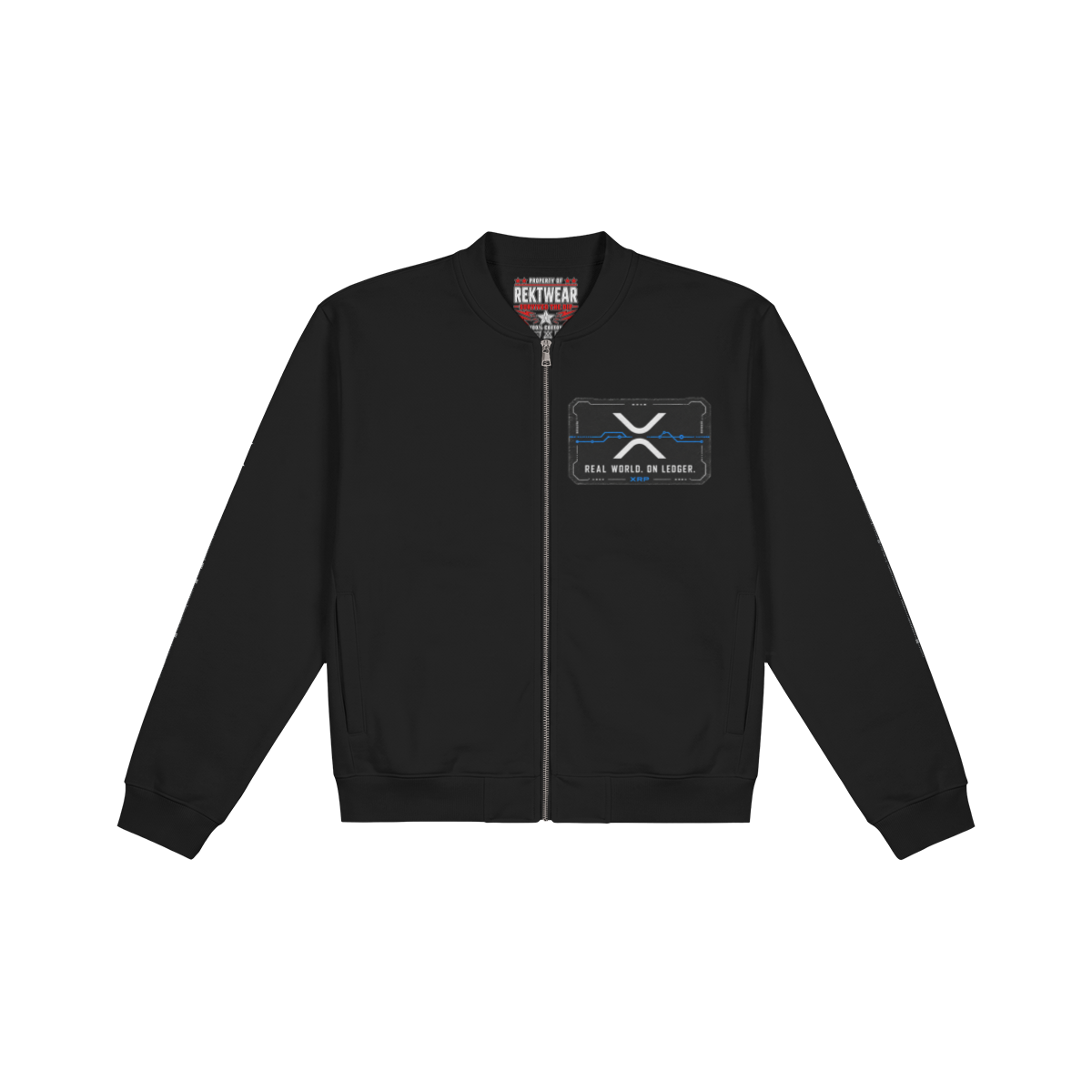 J3 Holder Series Jacket — XRP Ronin: Value in Motion | 400GSM Brushed Fleece | REKTWEAR