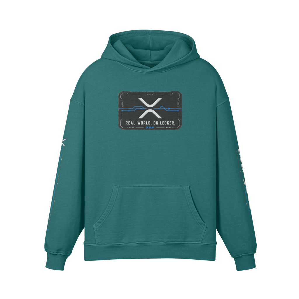 T4 Holder Series Hoodie — Value in Motion: XRP Ronin | H3 440GSM Retro Oversized | REKTWEAR — product image 10