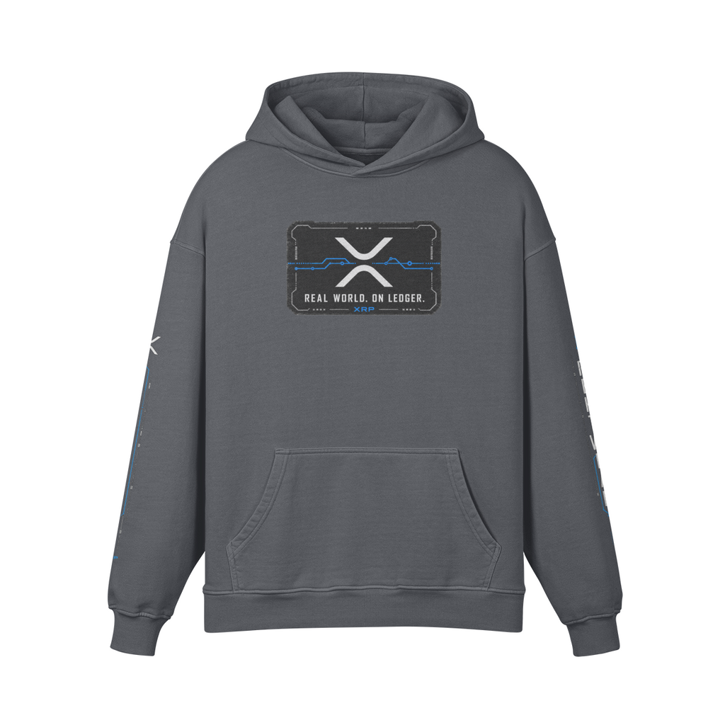 T4 Holder Series Hoodie — Value in Motion: XRP Ronin | H3 440GSM Retro Oversized | REKTWEAR — product image 9