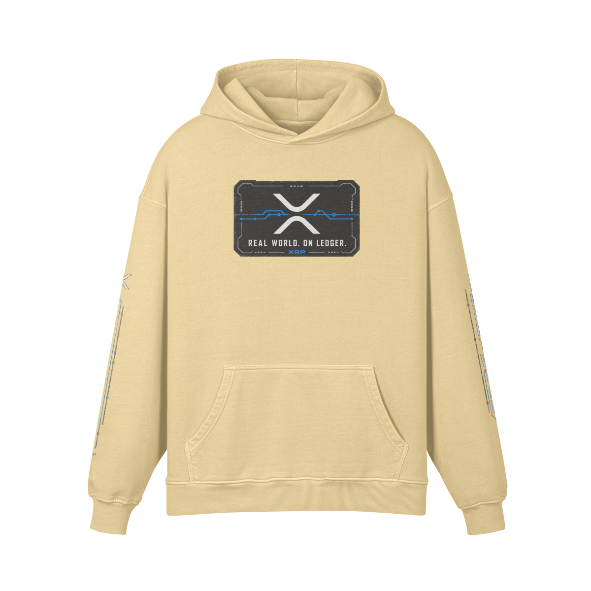 T4 Holder Series Hoodie — Value in Motion: XRP Ronin | H3 440GSM Retro Oversized | REKTWEAR