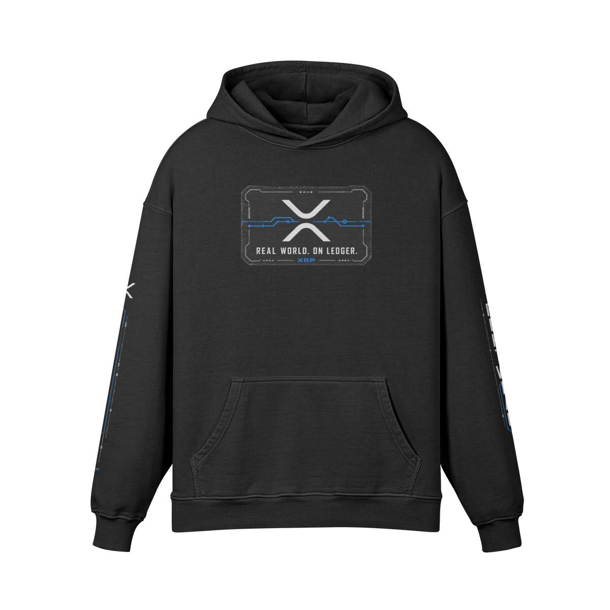 T4 Holder Series Hoodie — Value in Motion: XRP Ronin | H3 440GSM Retro Oversized | REKTWEAR