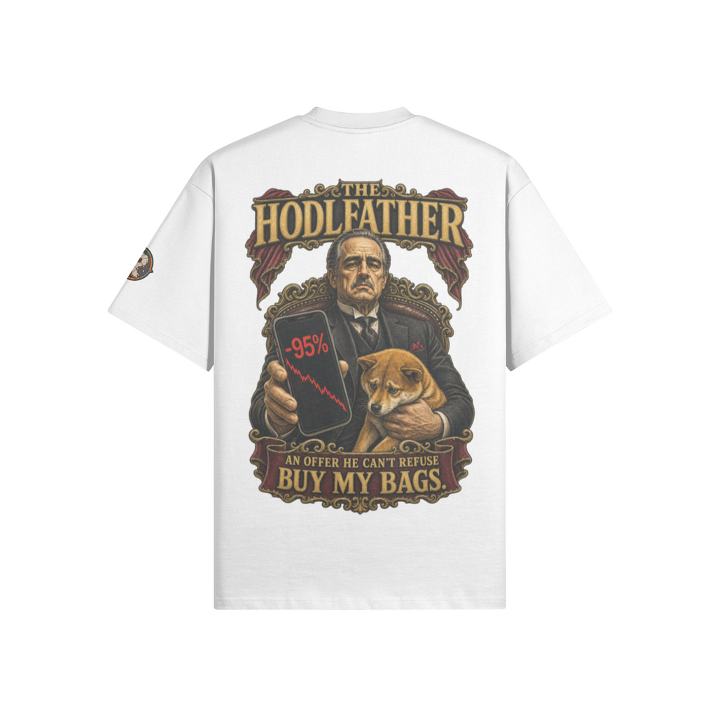 The Ultra Tee — The HODLfather | 425GSM Oversized | REKTWEAR — product image 1