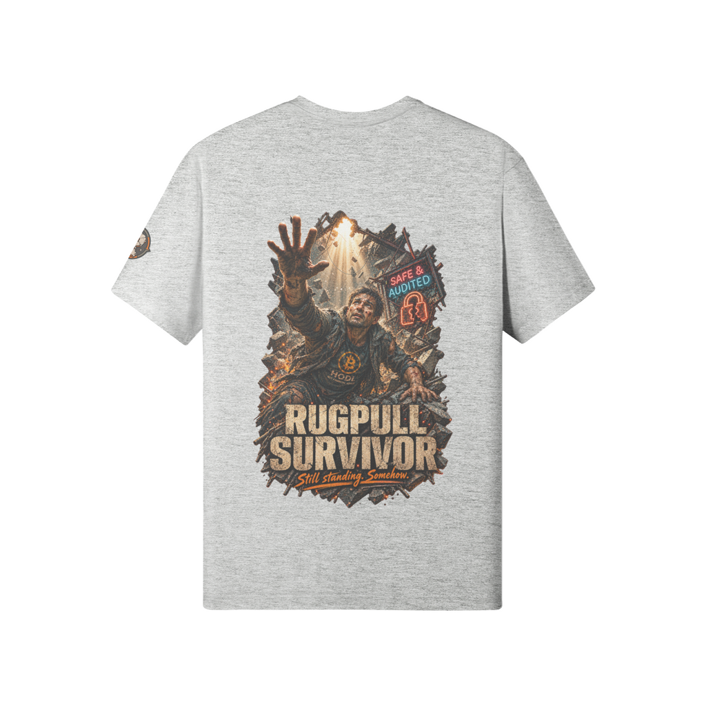 The Standard Tee — Rugpull Survivor | 180GSM Classic Fit | REKTWEAR — product image 10