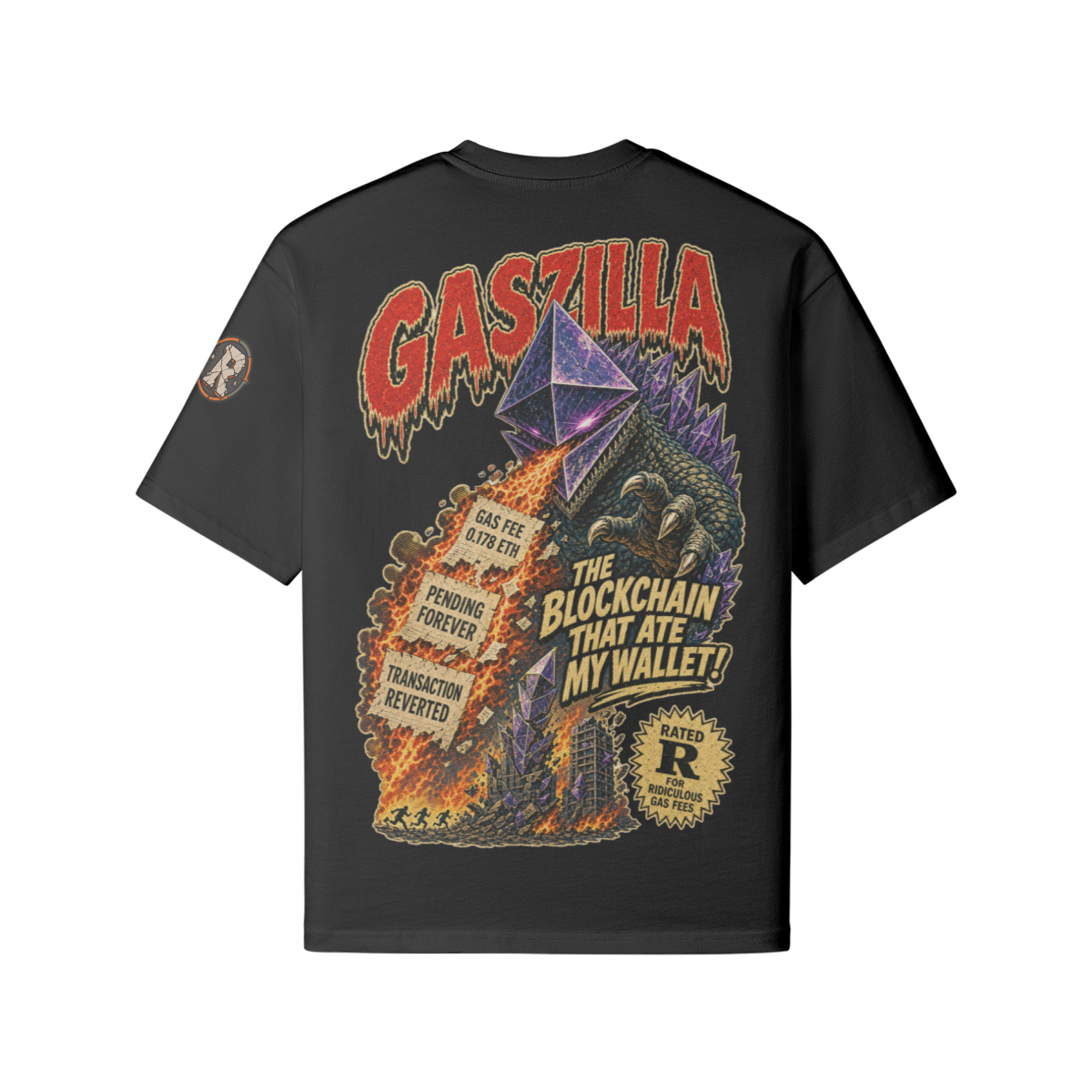 The Heavy Tee — GASZILLA | 240GSM Boxy | REKTWEAR