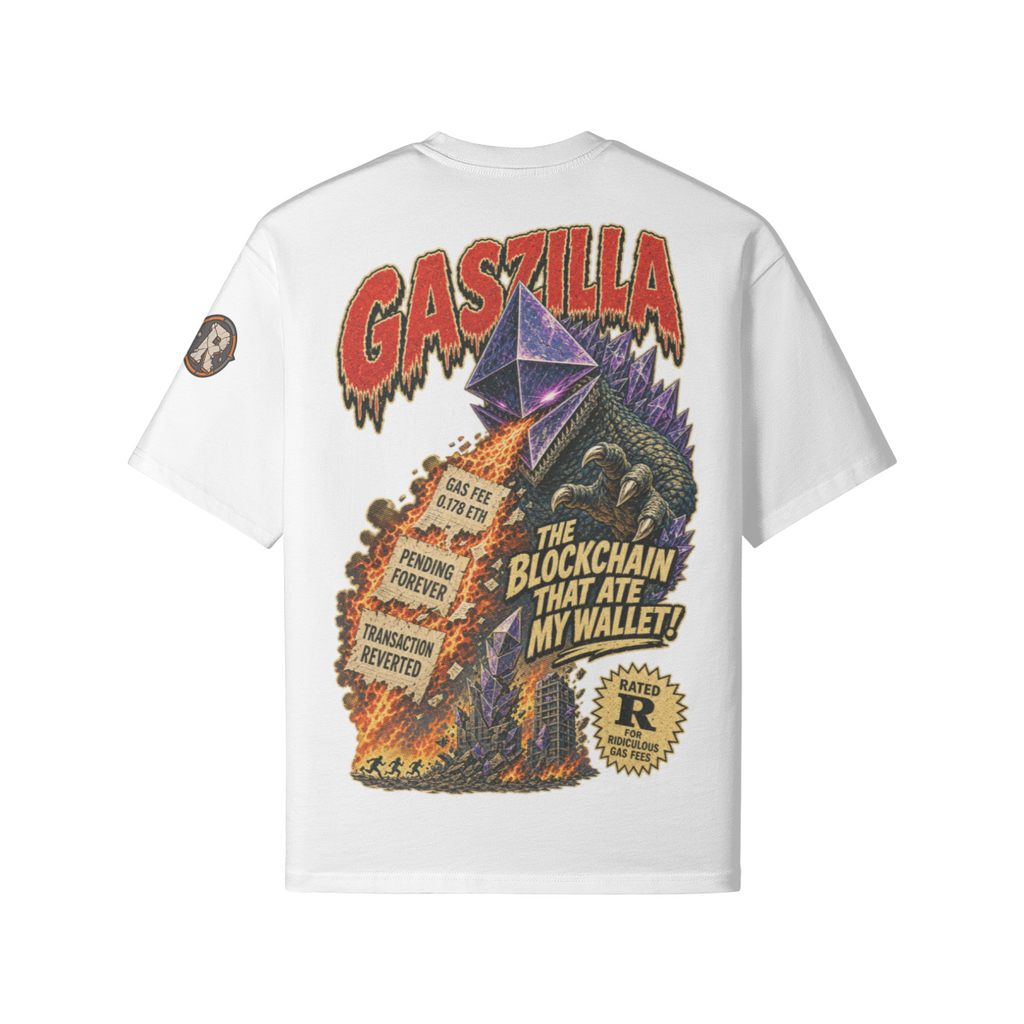 The Heavy Tee — GASZILLA | 240GSM Boxy | REKTWEAR — product image 1