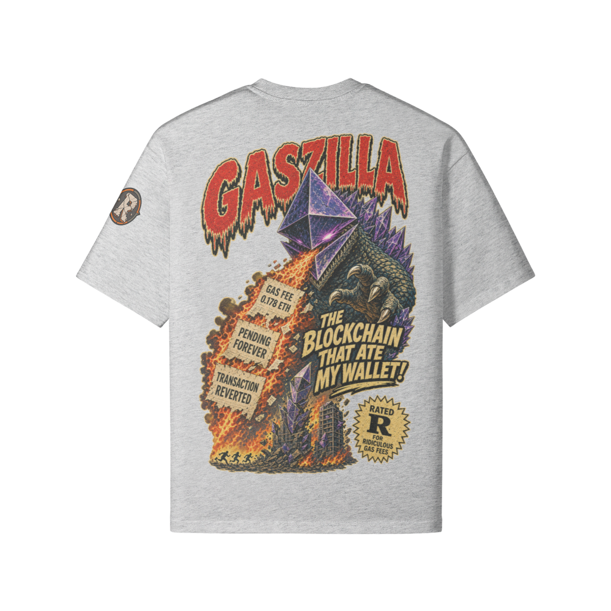 The Heavy Tee — GASZILLA | 240GSM Boxy | REKTWEAR