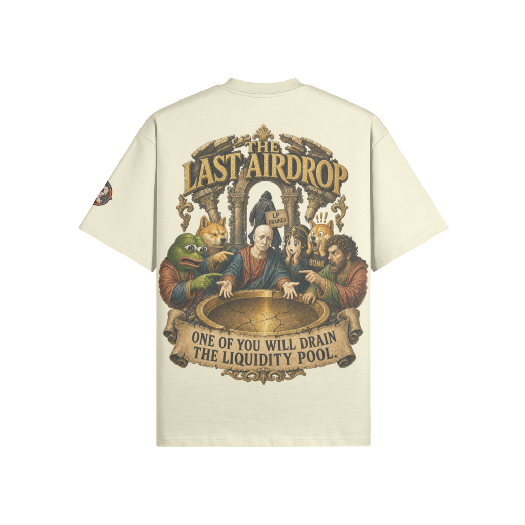 The Ultra Tee — The Last Airdrop | 425GSM Oversized | REKTWEAR — product image 13