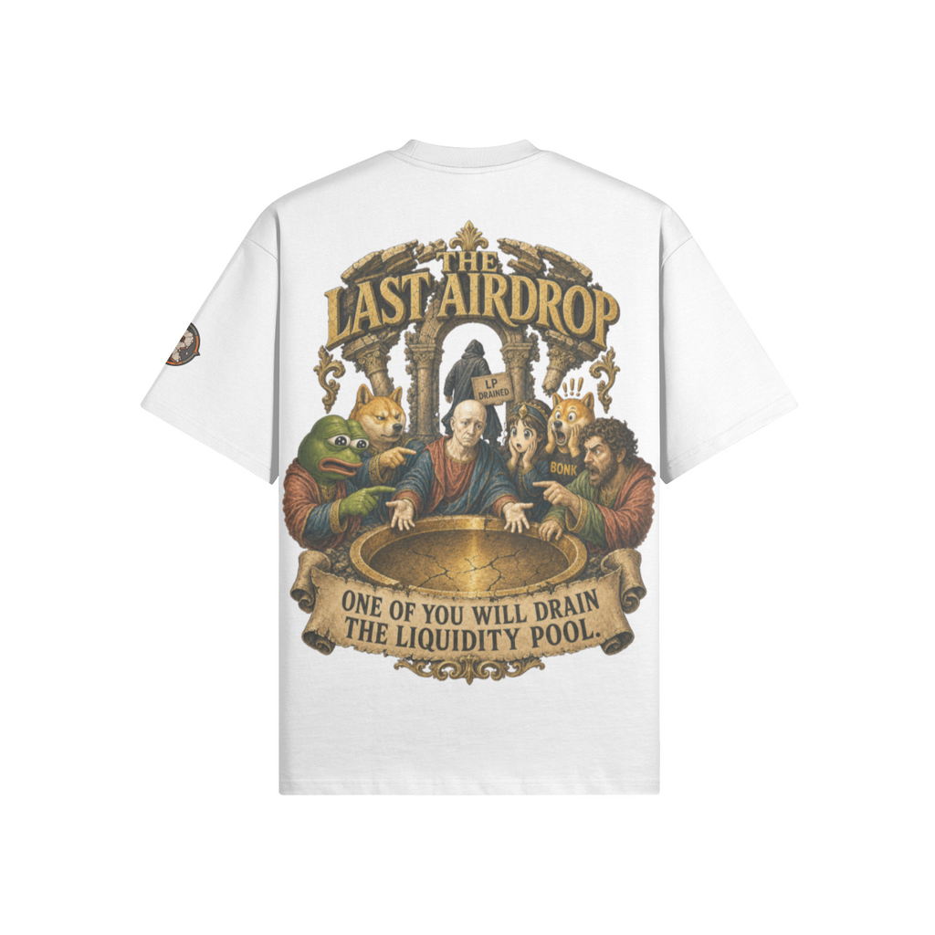 The Ultra Tee — The Last Airdrop | 425GSM Oversized | REKTWEAR — product image 1