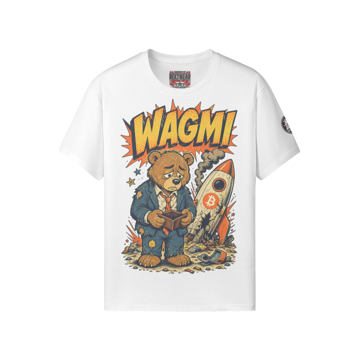 The Standard Tee — WAGMI Bear | 180GSM Classic Fit | REKTWEAR