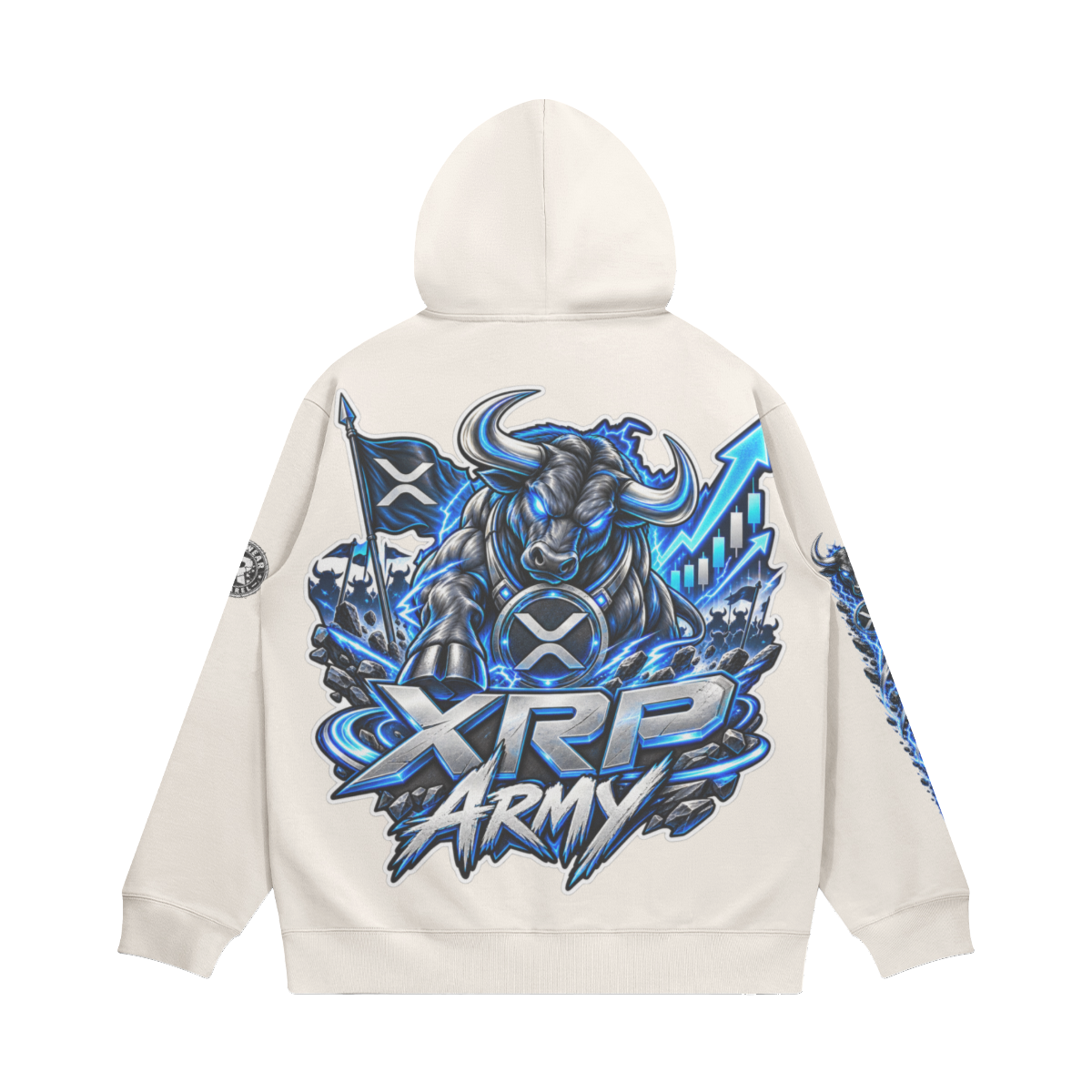 T2 Holder Series Hoodie — XRP Army: Conviction in Formation | H1 380GS