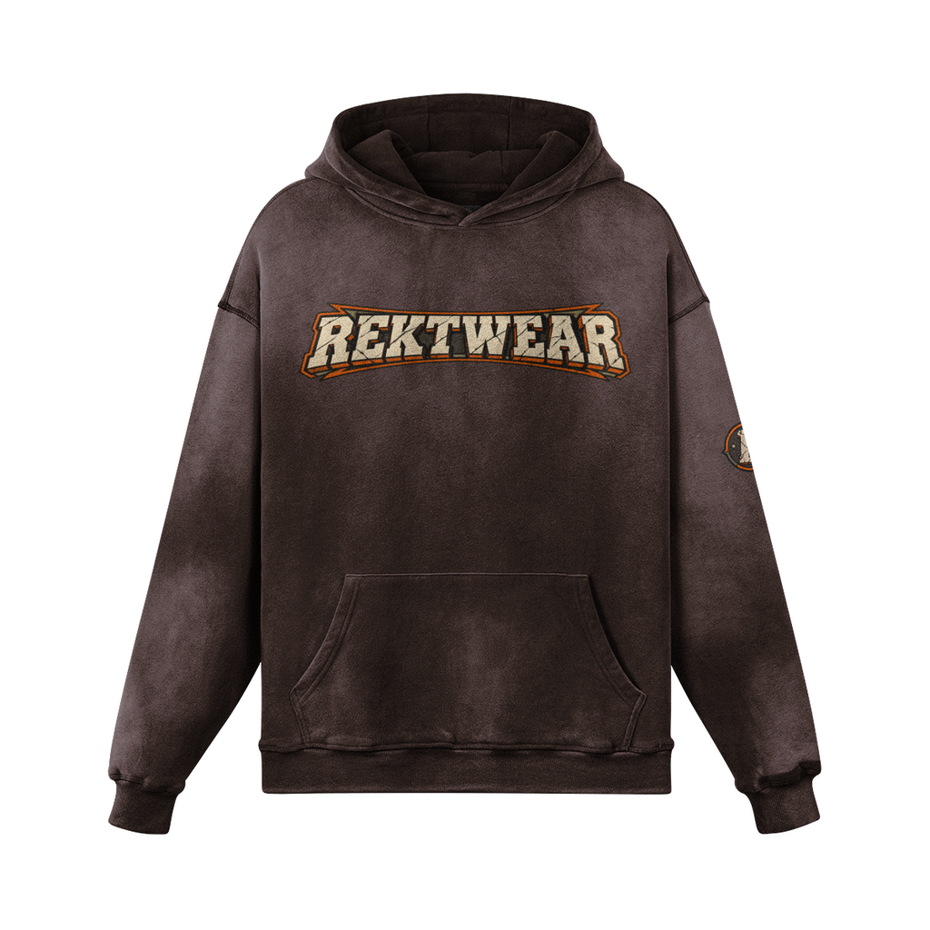 T3 Holder Series Hoodie — BTC Streetz: Crowned Conviction | H2 400GSM Washed Oversized | REKTWEAR — product image 10