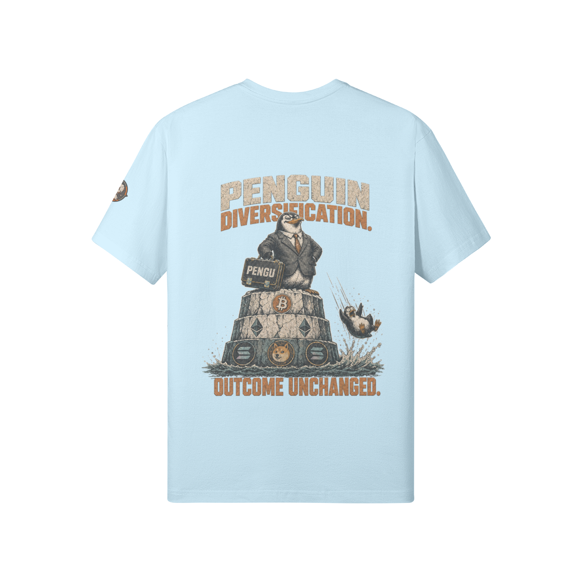 T1 | THE STANDARD Tee — Penguin Diversification | 180GSM Classic Fit | REKTWEAR
