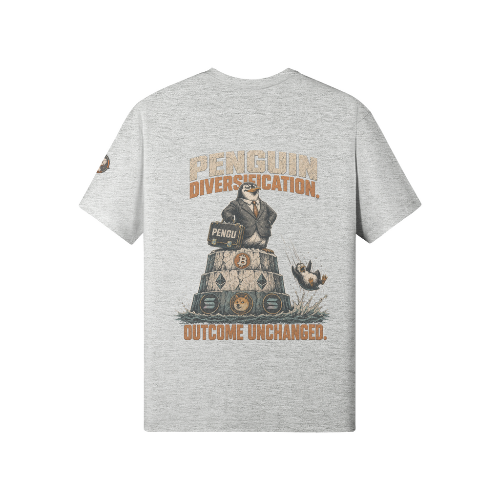 T1 | THE STANDARD Tee — Penguin Diversification | 180GSM Classic Fit | REKTWEAR — product image 10