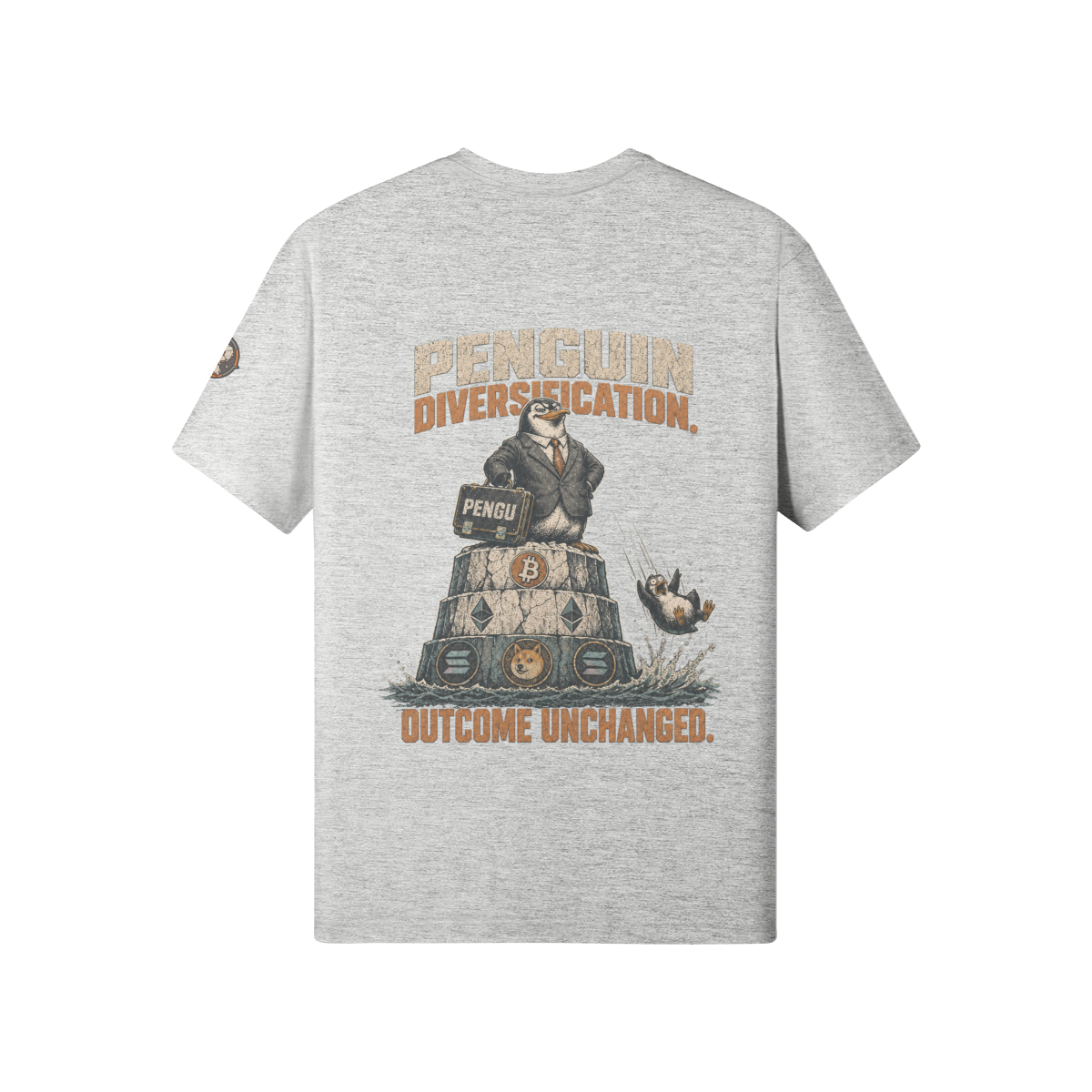T1 | THE STANDARD Tee — Penguin Diversification | 180GSM Classic Fit | REKTWEAR