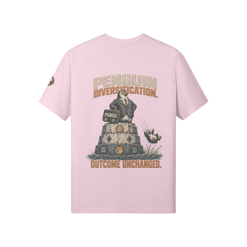 T1 | THE STANDARD Tee — Penguin Diversification | 180GSM Classic Fit | REKTWEAR — product image 7