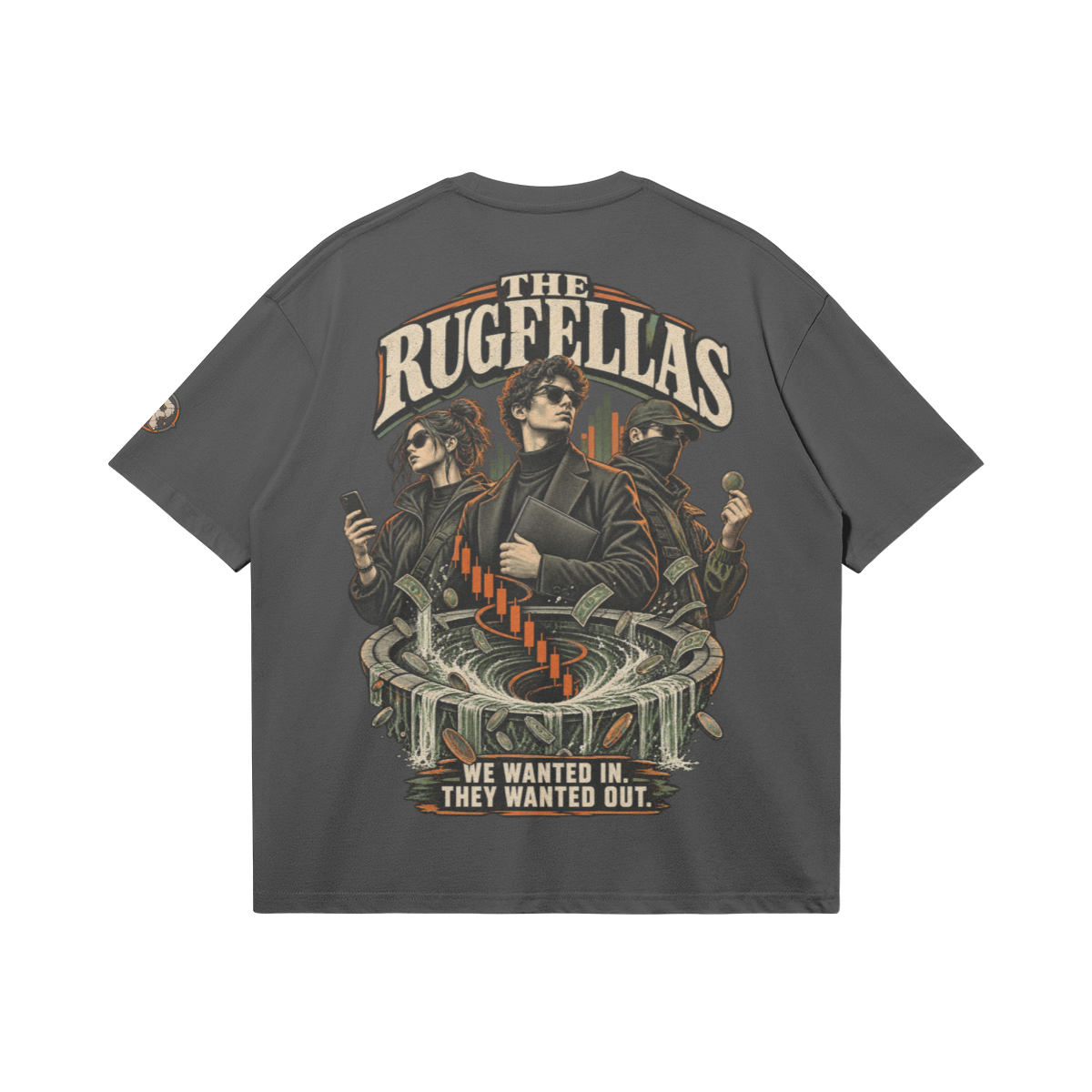 T2 | THE HEAVY Tee — The Rugfellas | 240GSM Boxy | REKTWEAR