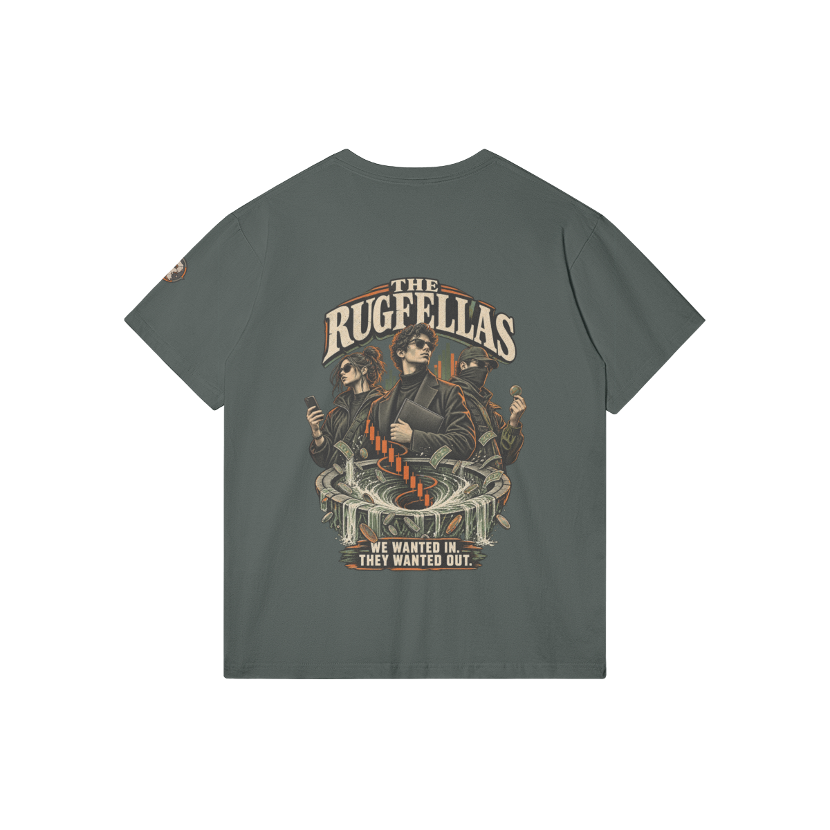 T1 | THE STANDARD Tee — The Rugfellas | 180GSM Classic Fit | REKTWEAR