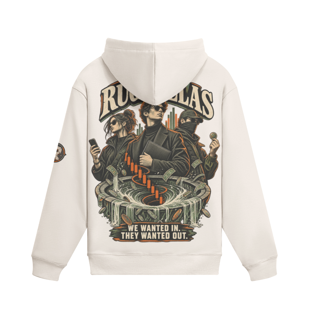 T2 | THE HEAVY Hoodie — The Rugfellas | H1 380GSM Boxy Relaxed | REKTWEAR