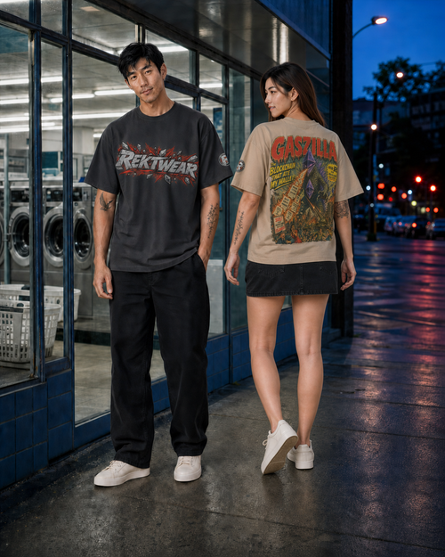 The Heavy Tee — GASZILLA | 240GSM Boxy | REKTWEAR