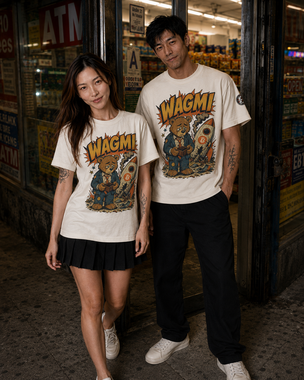 The Heavy Tee — WAGMI Bear | 240GSM Boxy | REKTWEAR