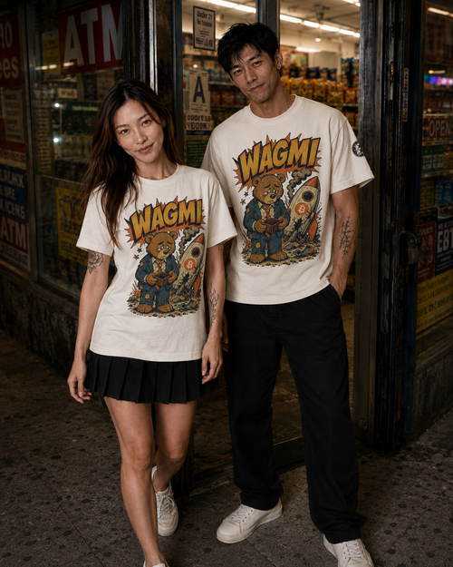 The Heavy Tee — WAGMI Bear | 240GSM Boxy | REKTWEAR